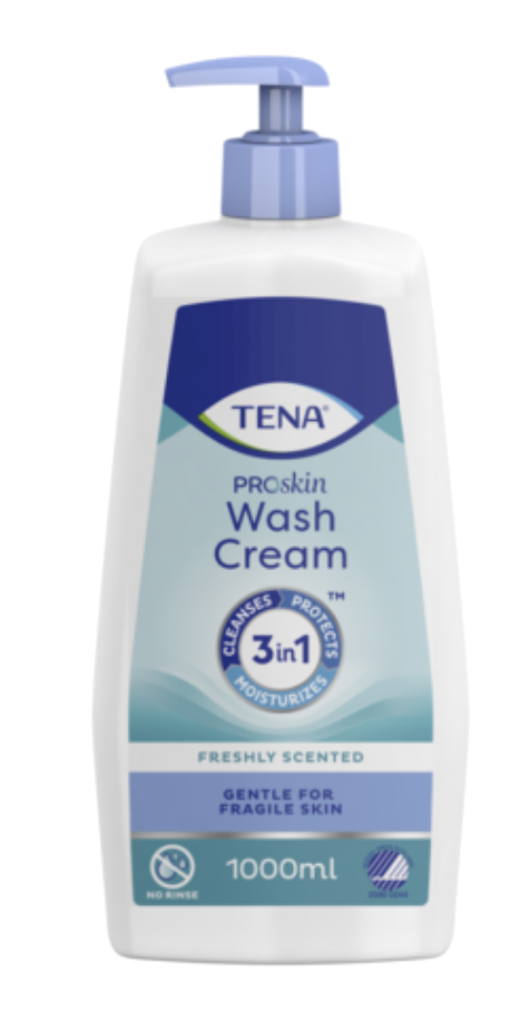 TENA Wash Cream hajusteeton pesuvoide